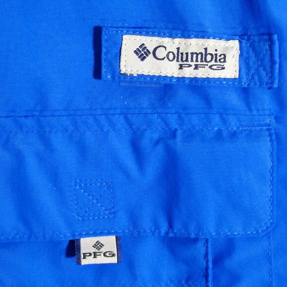 Columbia Bahama PFG Omni-shade men's size 2XL blue mesh lining - Picture 5 of 12
